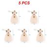 1~10PCS Cartoon Cute Angel Pendant Christmas Tree Topper Delicate Top Angel Statue Ornament For New Year Home Christmas