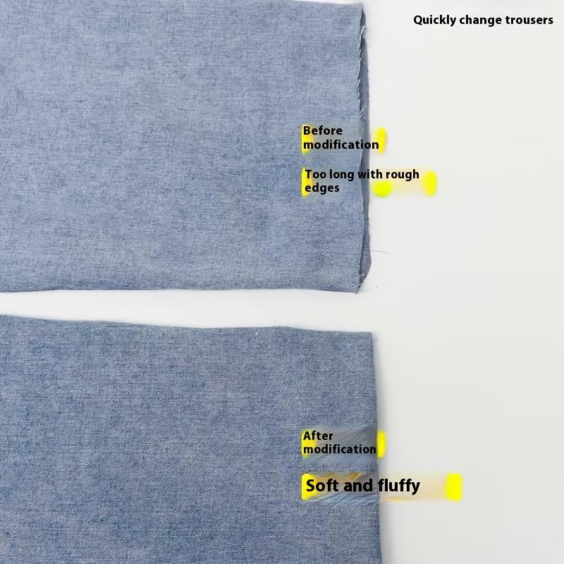 1 Roll Pants Hem Shortening Tool No Sewing No Ironing Fixed Stickers Self-Adhesive Pants Leg Stickers Clip Hem Buckle Too Long Adjustment