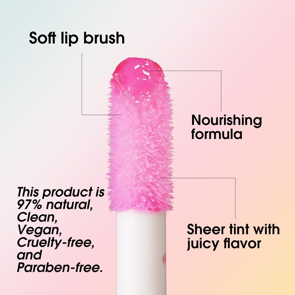 Pouzdro na vrstvený olej na rty v duhových barvách Účinně voděodolné Nelepivé Neulpívající na hrnku Dopaminové pouzdro na make-up