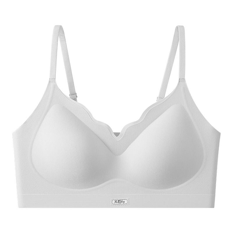 Seamless Thin Strap Bra for Women: Comfortable, Breathable, Beautiful Back Design, Small Bust Support, Japanese Korean Style.