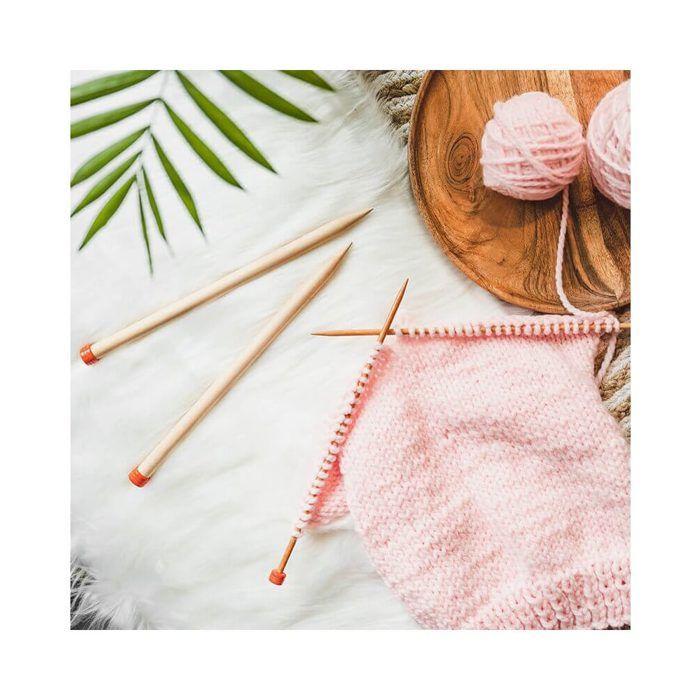 Aiguilles à tricoter KnitPro Basix 30cm - 8 mm