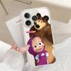 Phone Case Masha And The Bear For Samsung A57 A07 A36 A26 A56 A16 A06 A55 A35 A25 A15 A05 A54 A34 A24 A14 A13 Clear Back Cover