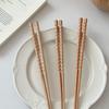 Zuozhixun Schildpattmuster Buchenholz Essstäbchen