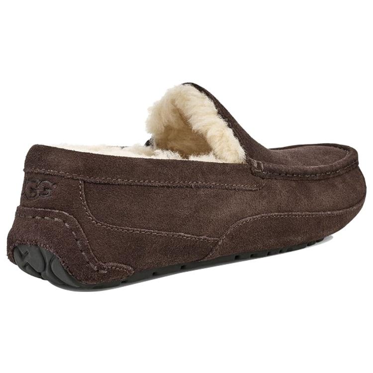 UGG Ascot Slipper Cozy Athleisure Casual Sports Shoe Brown Fleece Lined Men's 1101110-ESP