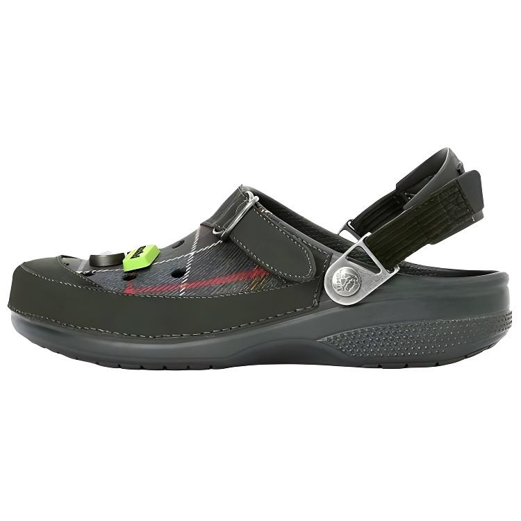 

BARBOUR x Crocs Classic clog Повседневные и удобные дырчатые туфли унисекс зеленые 43-44 зелёный