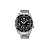 SEIKO Prospe Mechanical Movement Stainless Steel Strap Watch Men's Watches Black Dial SBEJ011