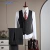 Men's Merino Wool Blend Double-Breasted V-Neck Suit Vest