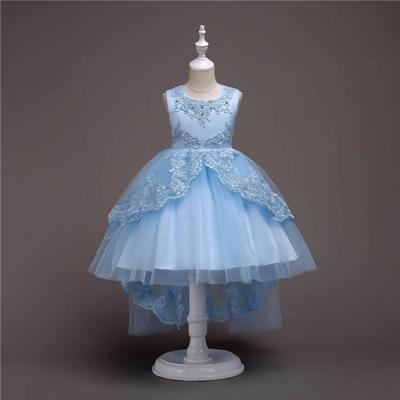 Girls Child Wedding Birthday Party Dresses Clothes for 3-10 Years Old Teen Tulle Tutu Layered Princess Dress