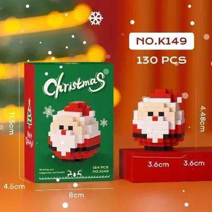 Stitch LinaBell Hello Kitty Sanrio Construction Blocks Damo Egg Cartoon Figrues Bricks Children's Assembly Playthings Model Present