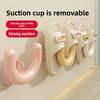 Bathroom Suction Cup Shoe Rack With Wall Mount For Organizing Toilets And Showers