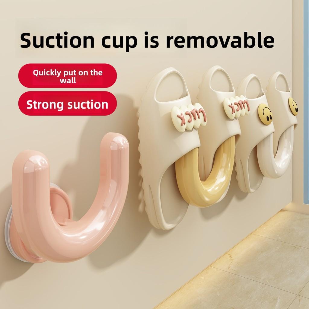 Bathroom Suction Cup Shoe Rack With Wall Mount For Organizing Toilets And Showers