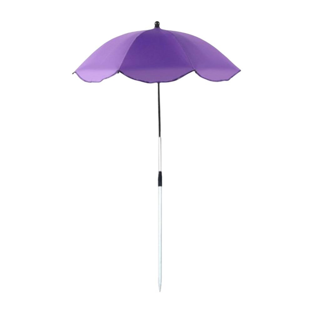 65cm Telescopic Plant Umbrellas Adjustable Garden Umbrella Shade Outdoor Sunblock Cover  Flowers