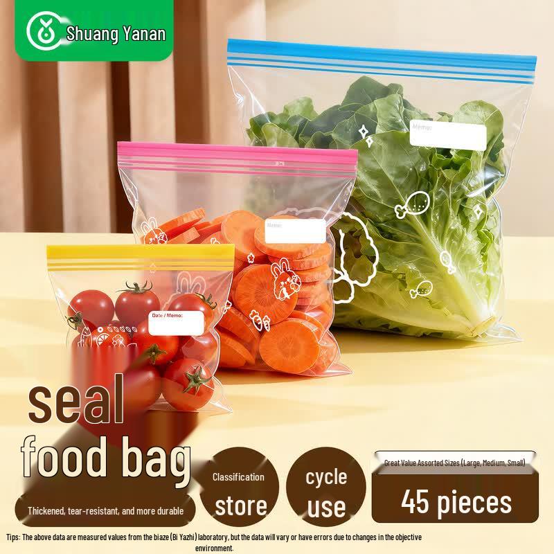 Biaisi Food Grade Zipper Sealing Storage Bags
