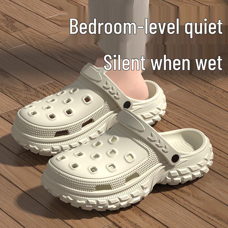 Children's Non-Slip Clogs: Summer Outdoor, Odor-Resistant, Thick Sole, Casual Two-Way Wear for Boys