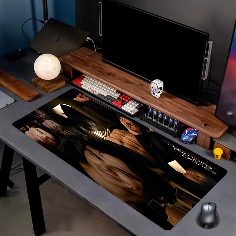 Damon Salvatore Print Mouse Pad, Anti‑Slip Desktop keyboard Mat, for PC Laptop Gaming Working Daily Use, Cool Festival Surprise Gift