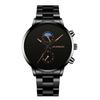 Men's  Luminous Running Alarm Clock Watch