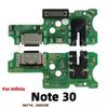 AiinAnt For Infinix Note 7 30 40 30i Pro Lite Vip 4G 5G Dock Mic USB Charger Board Charging Connector Port Flex Cable