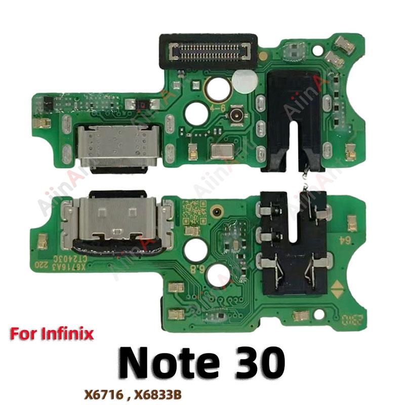 AiinAnt For Infinix Note 7 30 40 30i Pro Lite Vip 4G 5G Dock Mic USB Charger Board Charging Connector Port Flex Cable