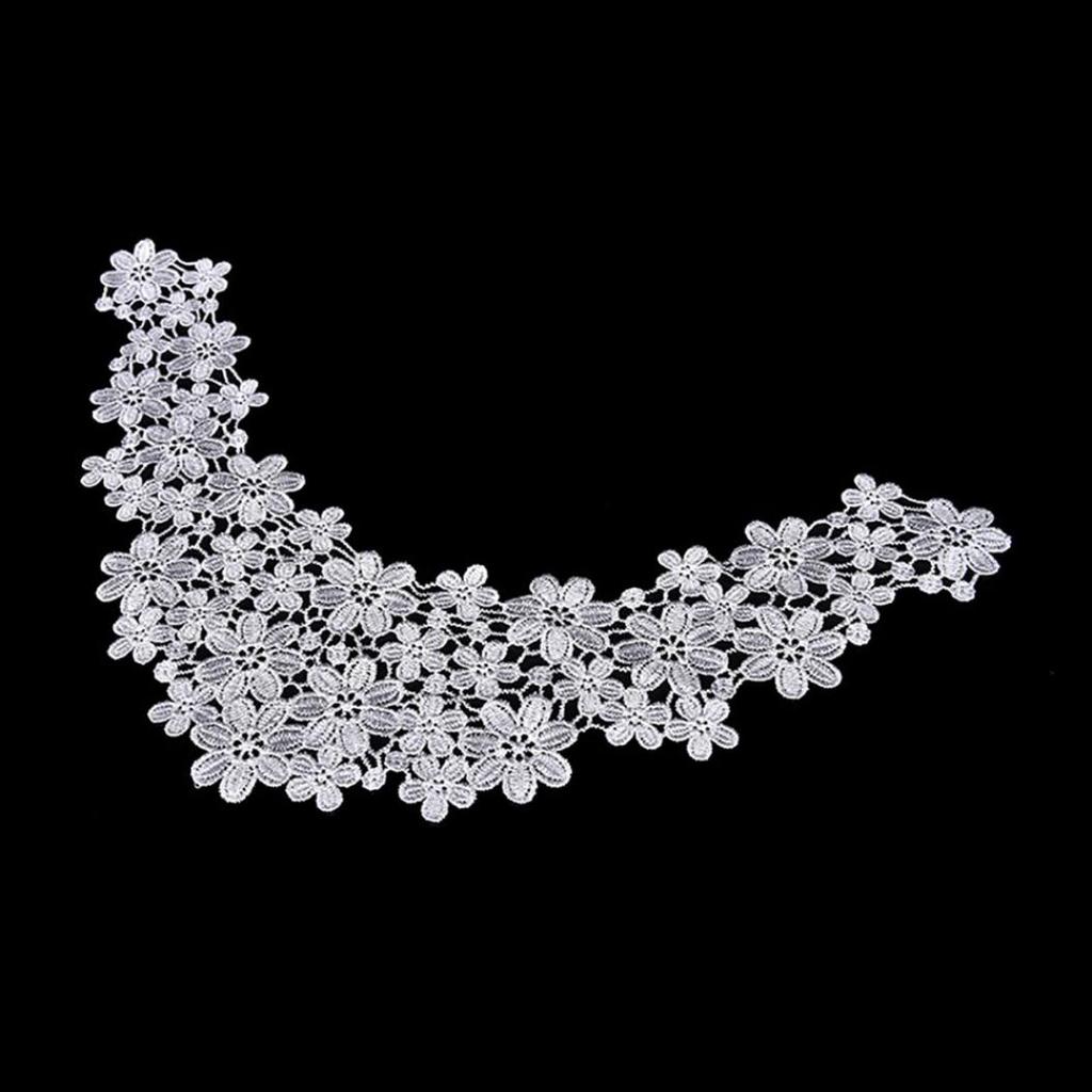 Bröllopsblomma Tygnacklinje Halsband Syhantverk Applikation Trim