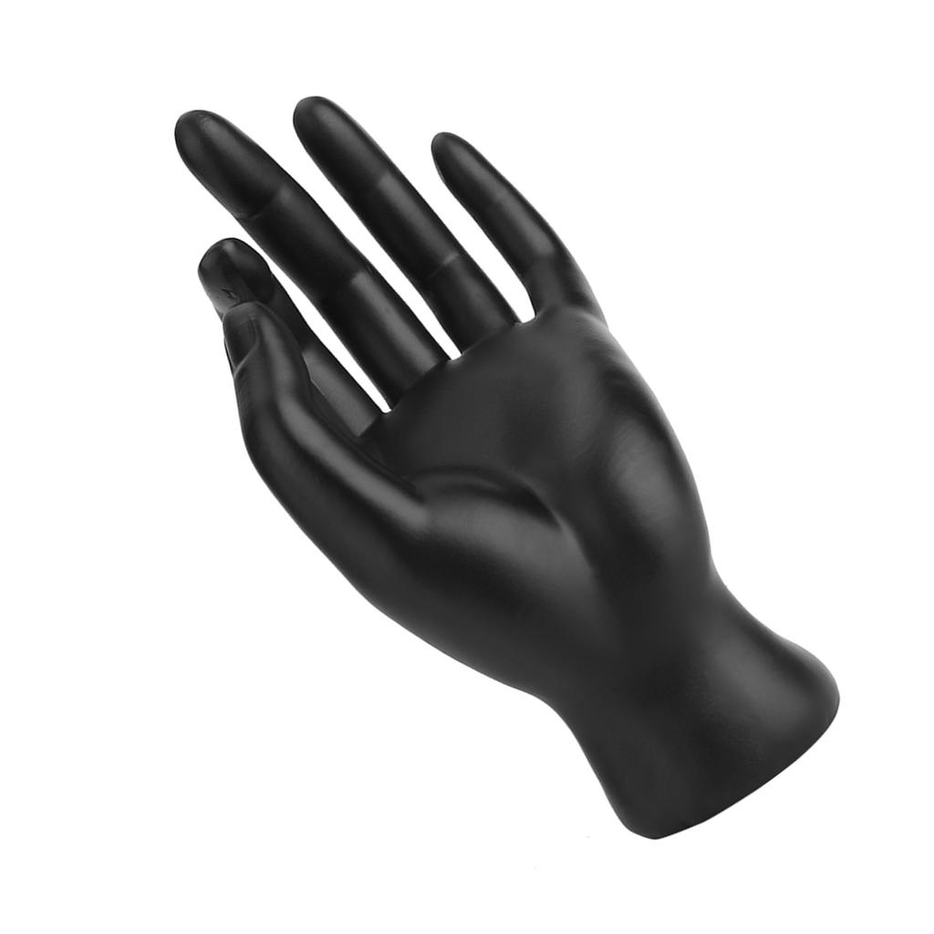 Black OK Hand Gestured Rings Display Stand Earrings Bracelet Holder Jewelry Organizers (Resin)