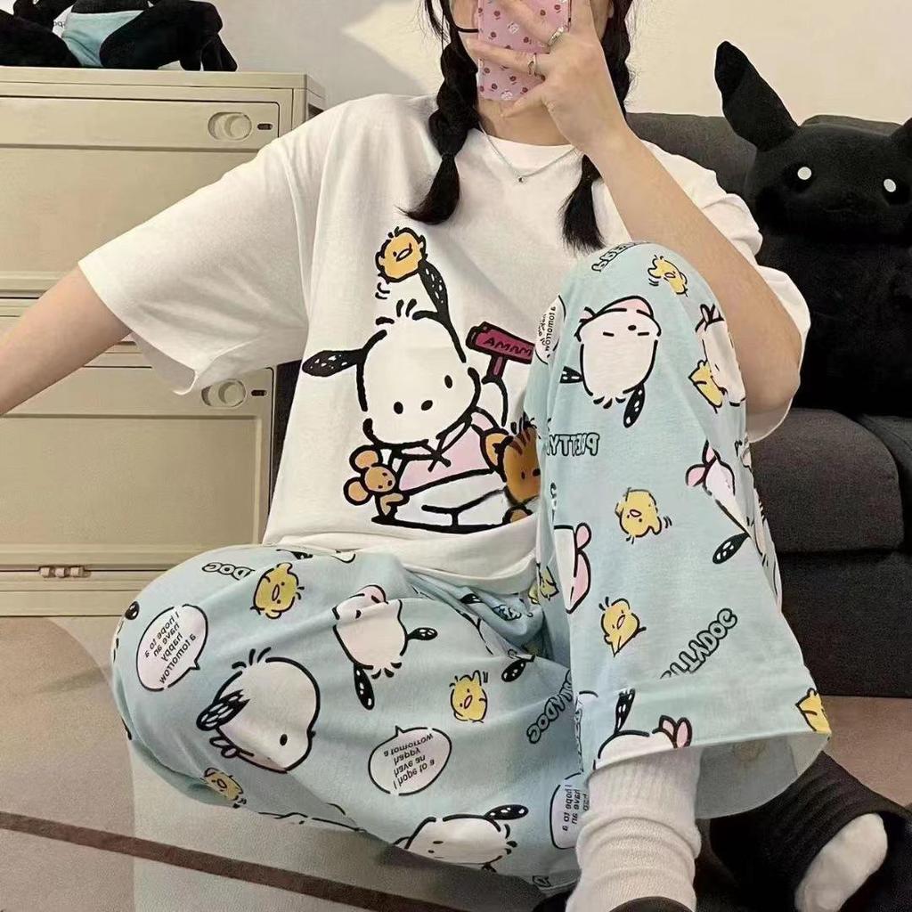 Korean Style Plaid Silk Pajama Set for Women - Long-Sleeved Spring & Autumn Homewear