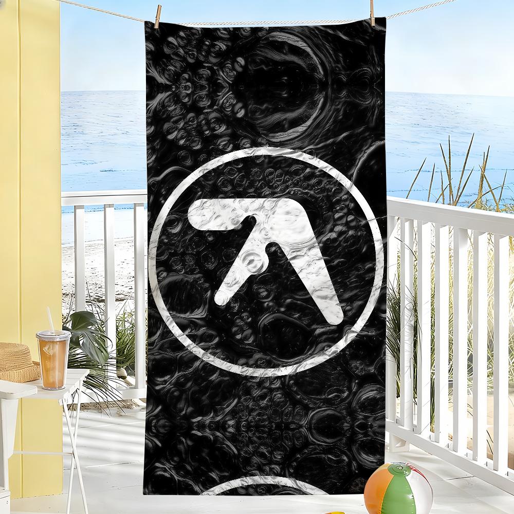 Music A-Aphex Twin Towel Sports Quick Dry Travel Camping Sandproof Soft Light Large Beach Towel
