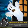Inflatable Halloween Archway, 4 Ghosts, LED Lights, Waterproof, 300 x 76 x 300 cm