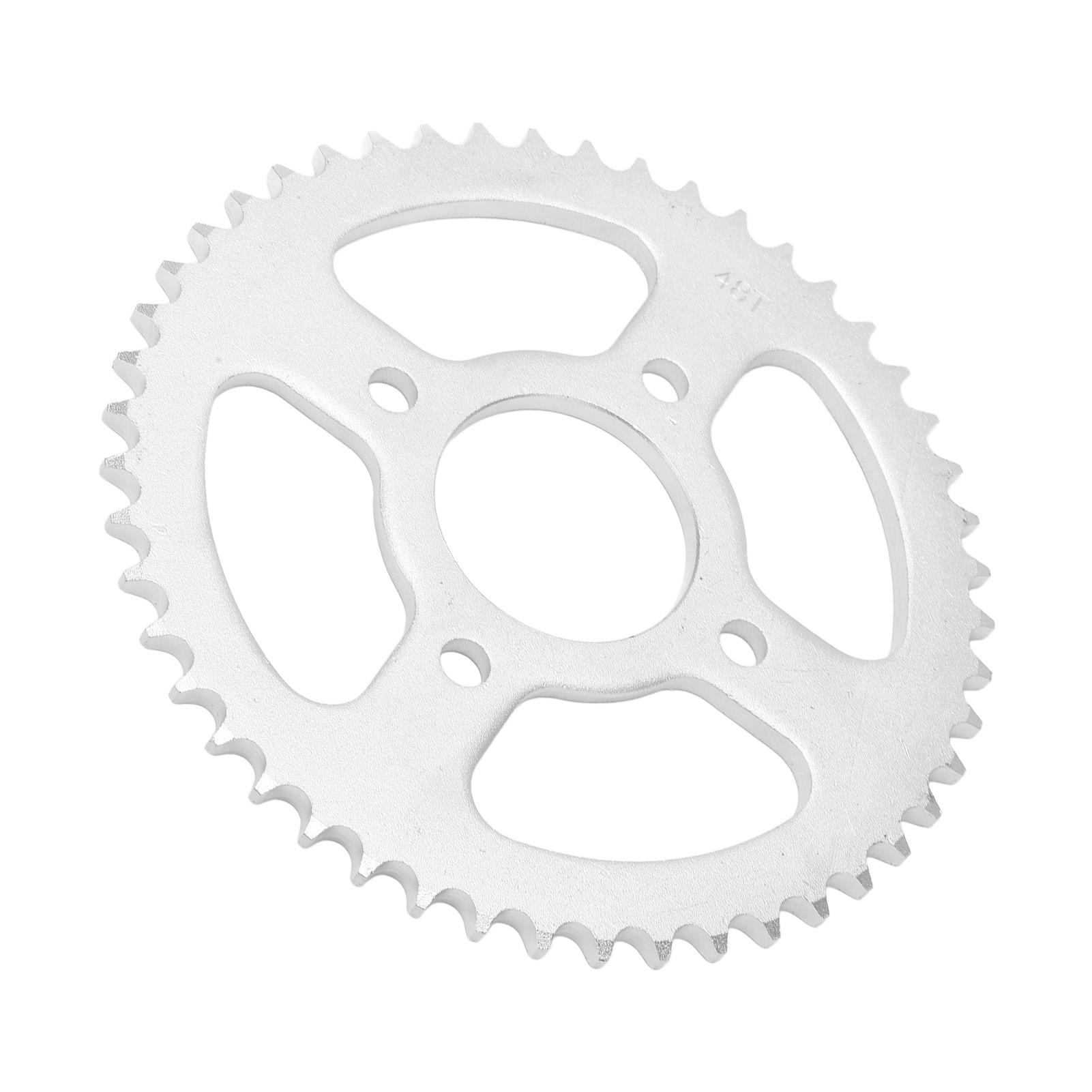 

48T 58mm 428 Chain Rear Sprocket Motorcycle Replacement Steel Rear Sprocket Cog for ATV Karting DIY