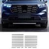 For Honda CRV CR-V 2023-2024 Chrome Front Grille Grill Mesh Strips Trim Decor
