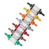 Universal Motorcycle Fuel Filter - High  Aluminum Glass Fuel Cleaner For Motorbike, Scooter, ATV, Dirt Bike - Multiple Colors Available