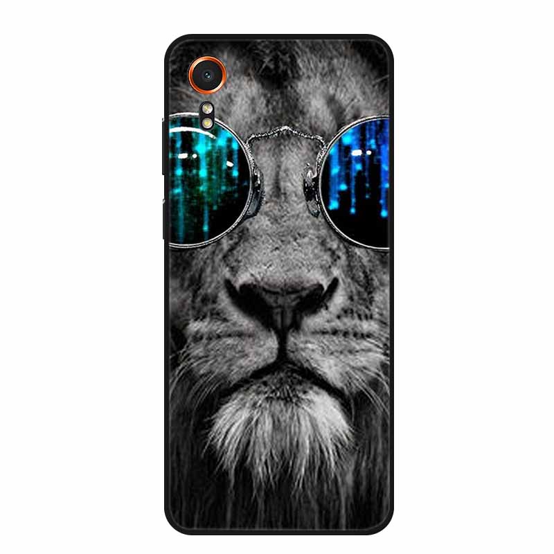 For Samsung Galaxy Xcover7 Case Black Silicone Soft Back Cover Case For Samsung Xcover 7 Phone Case Cover X Cover 7 6.6" Funda
