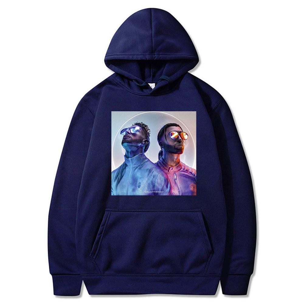 Le Monde Chico Album PNL Толстовка Французская рэп-группа Harajuku Хлопковая толстовка — фото 11