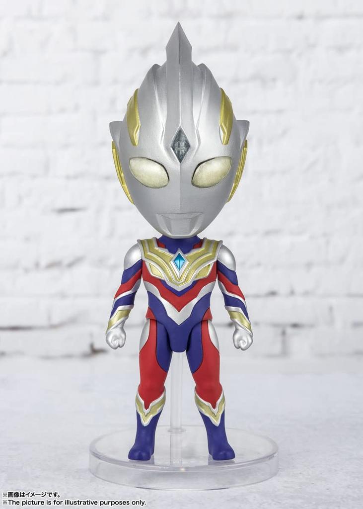 Figuarts mini Ultraman Trigger Multi-Type, Approx. 90mm PVC & ABS Painted Movable Figures (x 2)