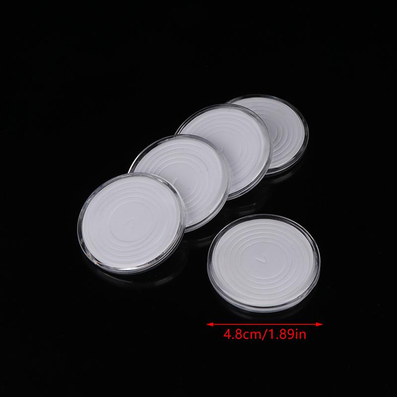 20Pcs 48Mm Commemorative Coin Storage Box With Inner Pad Protection Coinning Suitable Transparent Portable Round Storage Boxes
