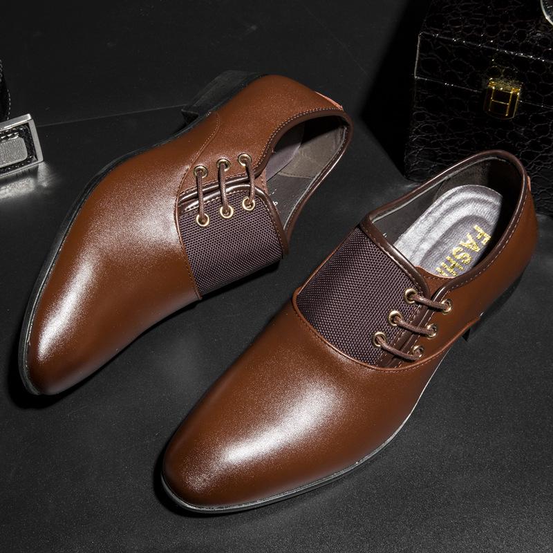 Fashion Fashion Business Dress Men Shoes 2019 Newest Classic Leather Men'S Suits Shoes Fashion Slip On Dress Shoes Men Oxfords Loafers