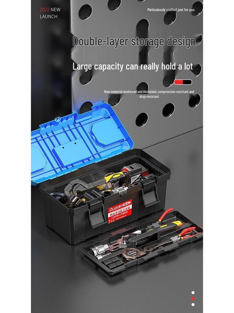 Multifunctional Portable Tool Storage Box for Electricians – Large Industrial & Household Use