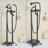 Brass Floor Standing Bathtub Shower Faucet Swivel Spout Bathroom shower faucet Mixers Taps Standing Bathtub Faucet
