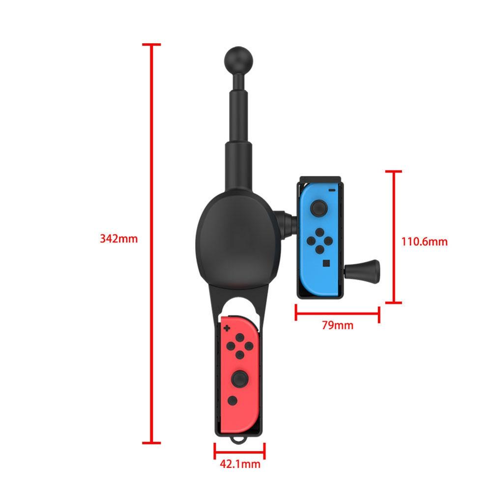 Game Handgrip Game Accessories Handle Joypad Stand Holder Fishing Rod Pole for Nintend Switch Joy-con