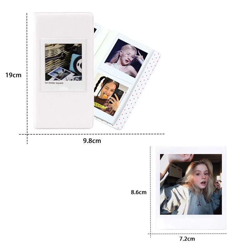 

Fujifilm Instax SQ Album for 4-inch Photos - Compatible with SQ1/SQ6, Super Large Capacity Storage Book