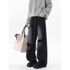 High Street Washed Old Ripped Jeans Men's Summer ins Trend High Street Vintage Loose Straight Casual Pants