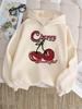 fashion cherry Design Hoodie Kids Children's Sweatshirt Harajuku Hoody for Boys Girls Autumn Winter Casual Hoodies