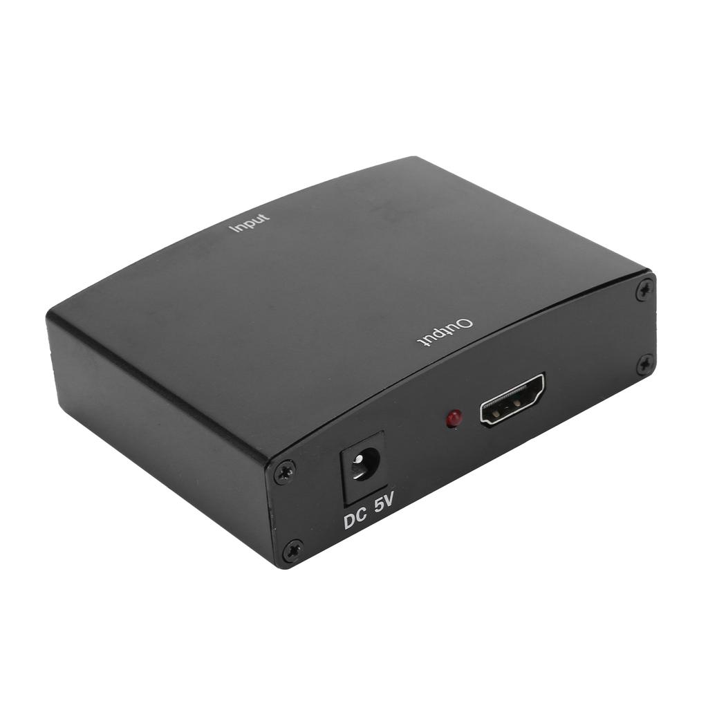 YPbPr to HDMI Converter Portable LR o RGB Adapter Cable ABS Transformer 100‑240VEU Plug