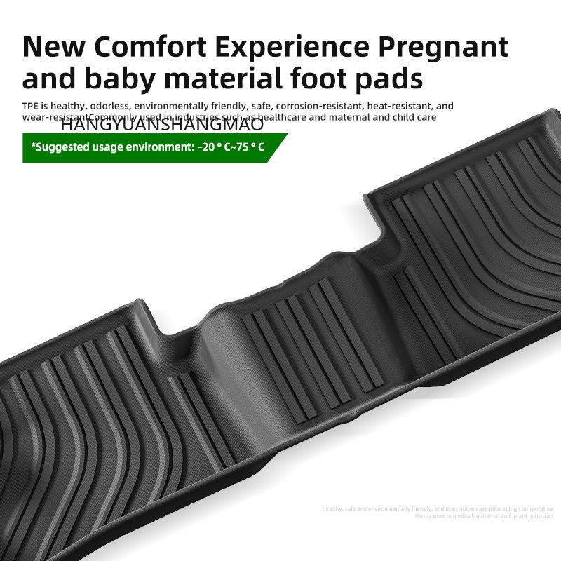 FOR Toyota Prius 4th 50Series 2017-2022 Hybrid RHD Car Floor Mats TPE Foot Mats Anti Slip Wear-resistant Interior Accessories