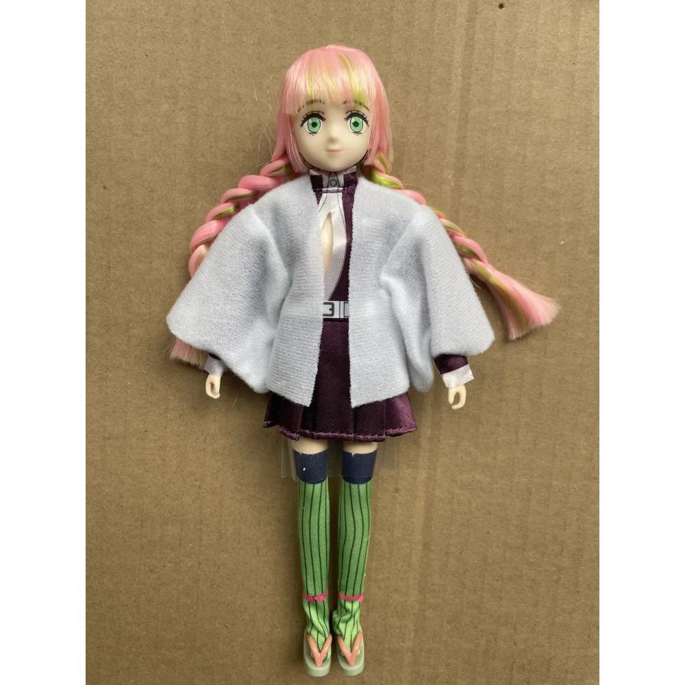 New Anime Figure Doll Blyth Licca Head Plant Hair Braid BOBO Blue Hair Toy Cartoon Doll Girls DIY Dressing Hair Toys Collections