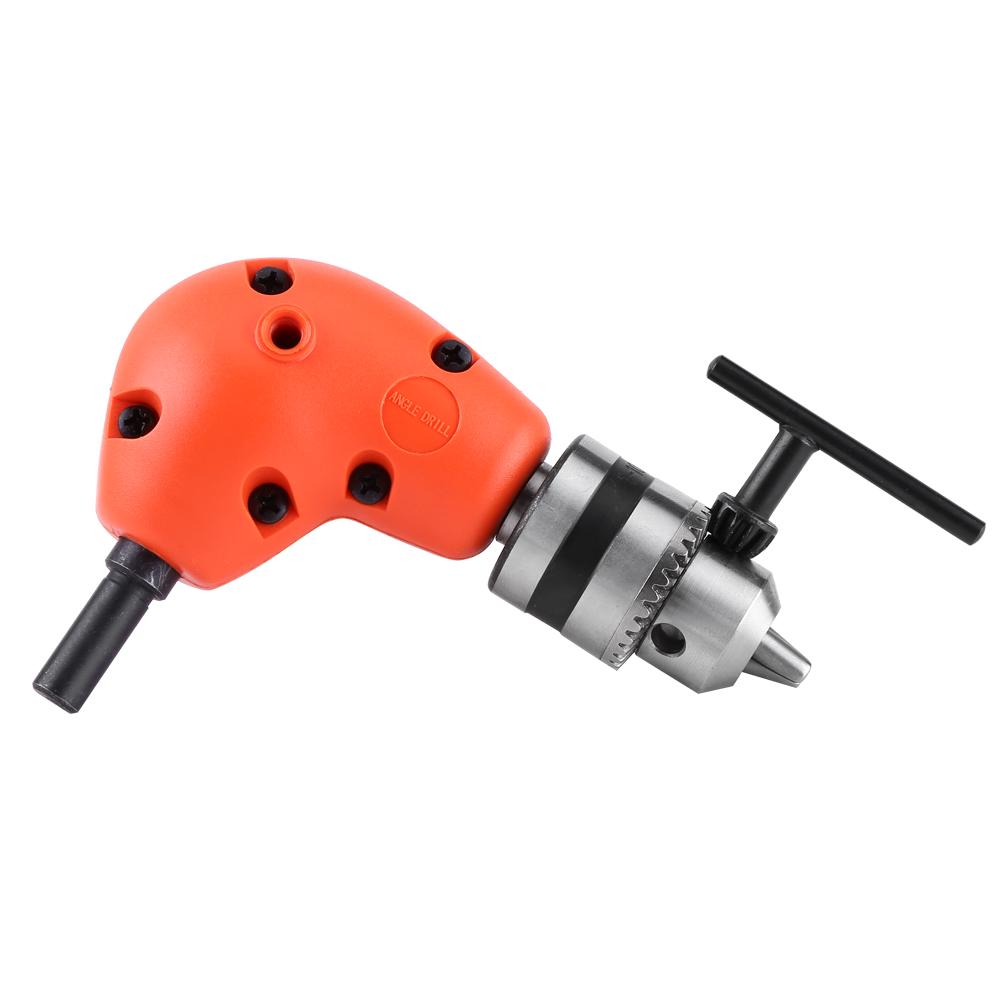Right Angle Extension Adapter 90 Degree Electric Drill Attachment 9.5mm Round Shank With Handle