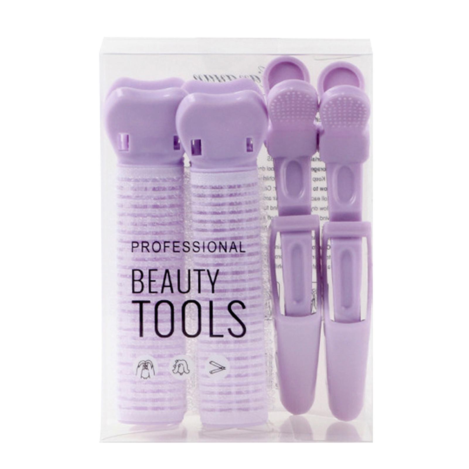 

Зажим для корней волос Корейская пушистая заколка Завивающая заколка Челка Фиксация формы Геометрические изысканные аксессуары для волос Инструменты для укладки фиолетовый