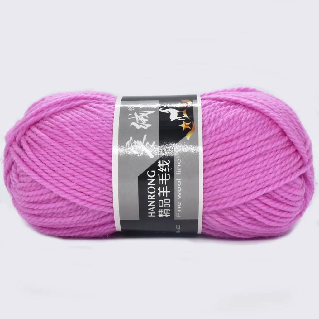 6 stk Supertykt Ullgarn 300g (10.56oz) for Strikking & Hekling Rask DIY Chunky Teppe Sjal Skjerf Ullbukser Tykt Håndverksgarn