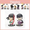 Adorable Inuyasha Chibi Figure Collection Pvc Cake Topper Blind Box Set 8-10cm