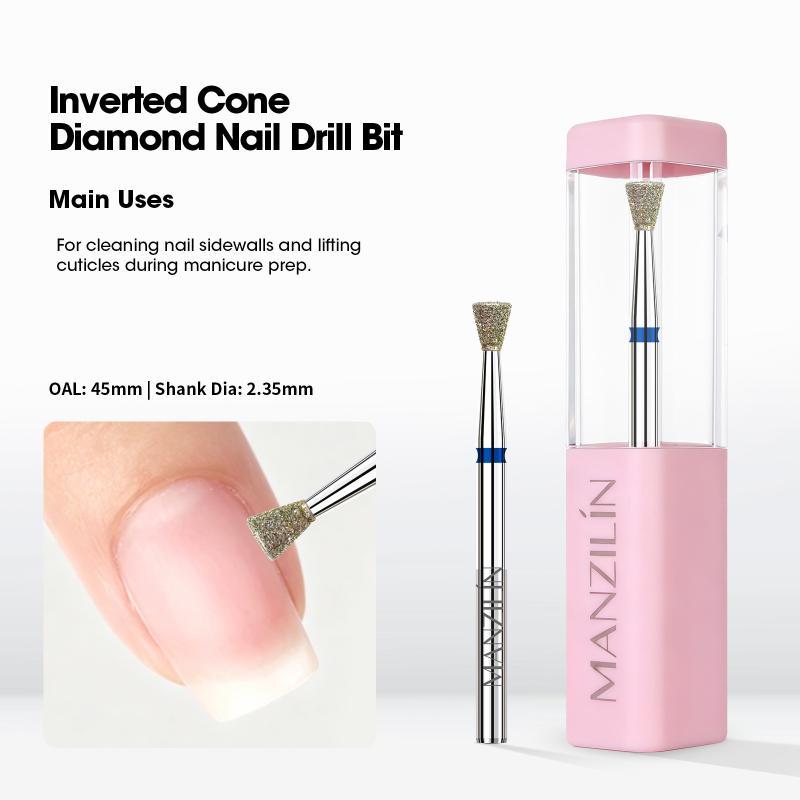 Safety Under Nail Cleaner Nail Drill Bit Diamond Sliver Nail Gel Cuticle Remover Drill Bit Suitable For Home-Based Nail Salons