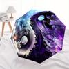 1pc Yin Yang Harmony Automatic Opening and Closing Umbrella - Small Umbrella Suitable for Various Occasions C049